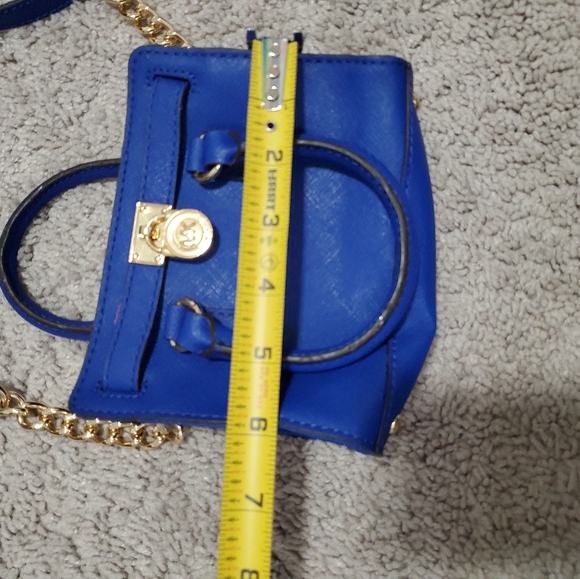 Michael Kors Blue Mini Crossbody Bag - Picture 16 of 16